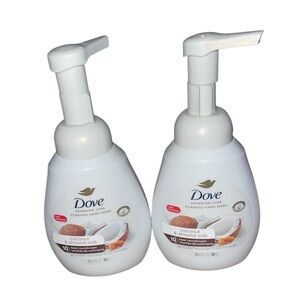 2 Pack - Dove Advanced Care Foaming Hand Wash Coconut & Almond Milk, 10.1 Oz Ea